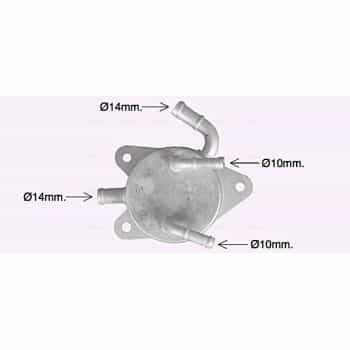 Oil cooler, automatic transmission