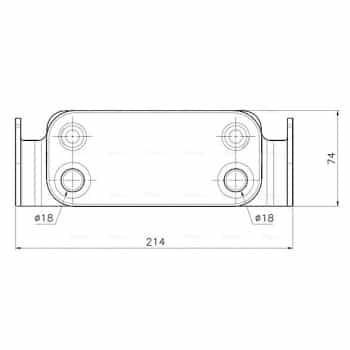 Oil cooler, engine oil