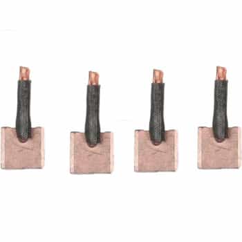 Carbon brush, starter motor