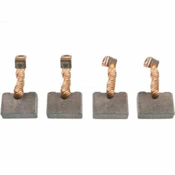 Carbon brush, starter motor