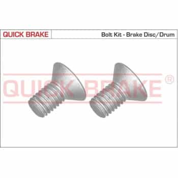 Screw set, brake disc