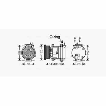 Compressor, air conditioning