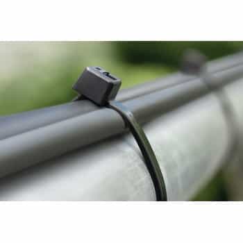 HellermannTyton Cable Tie 200x4.6mm UV Black (100 Pieces)