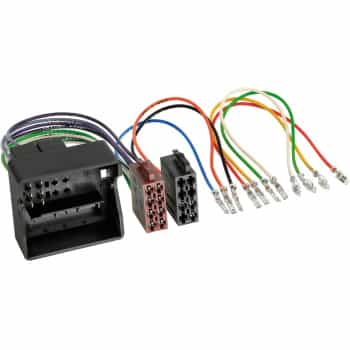 Radio Connection Cable Universal Quadlock > ISO Plug-In Power Supply