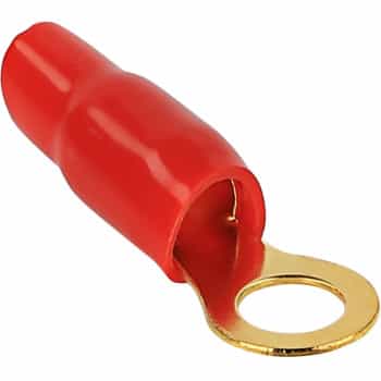 Ring cable lug 10 mm² > 10 mm 50 Pieces red