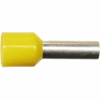 Wire end sleeve yellow 6.0 mm² (100 pieces)