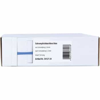 Heat Shrink Tubing Blue Ø 2.4 mm / Length 15 meters