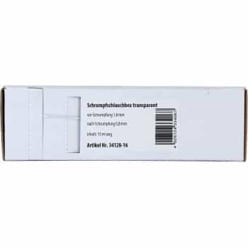 Heat shrink tubing transparent Ø 1.6 mm / Length 15 meters