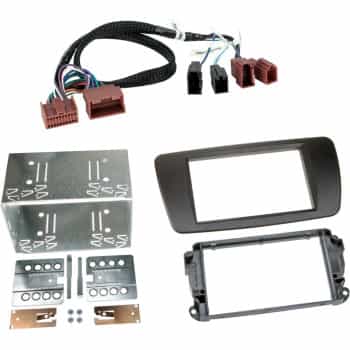 2-DIN Panel Seat Ibiza 2014-2017 Color: Matt Black