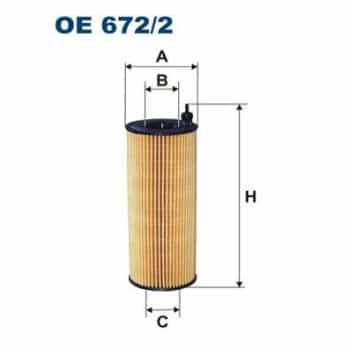 Oil filter OE 672/2 Filtron
