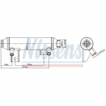 Cooler, exhaust recirculation