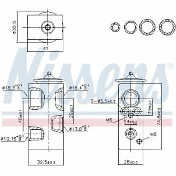 Expansion valve, air conditioning **FIRST FIT**