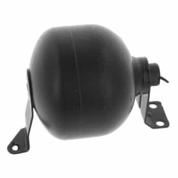 Pressure accumulator, suspension/damping