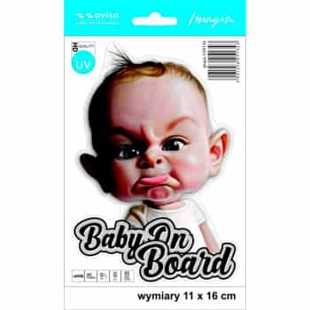 Car Tattoo Sticker Baby On Board - 11x16cm