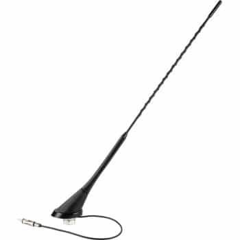 Universal roof antenna 16V AM/FM passive 52 degree mounting angle