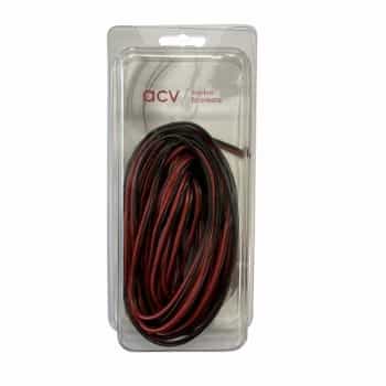speaker cable 2x 0.5mm b/w 10 m in blister