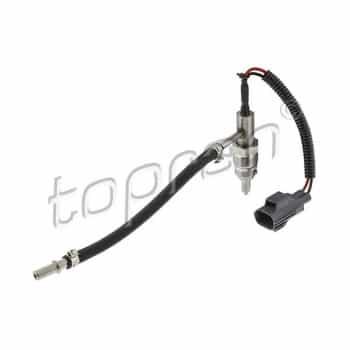 Soot/particle filter regeneration injection unit