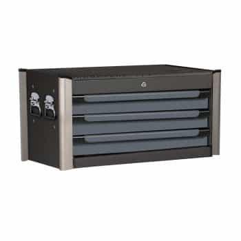 Jumbo Black 3 Drawer Tool Box