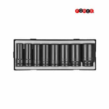 3/4" long impact socket set, 8 pieces