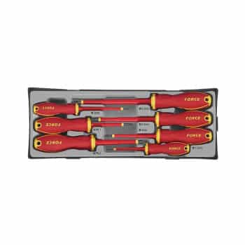 Screwdriver set insulated 7 pieces