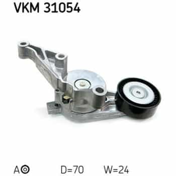 Tensioner Pulley, v-ribbed belt VKM 31054 SKF