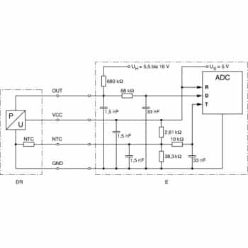 Sensor, boost pressure 0 281 002 593 Bosch