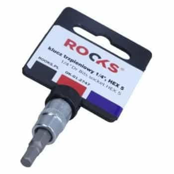 Rooks Bit Socket 1/4", Allen 5