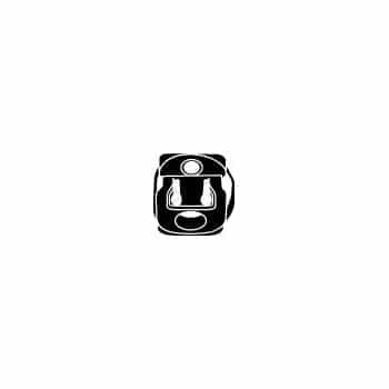 Rubber strip, exhaust system