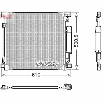 Condenser, air conditioning DCN45013 Denso