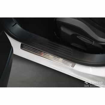 Stainless steel door sill moldings suitable for Opel Mokka II 2020- 'Lines' - 4-piece