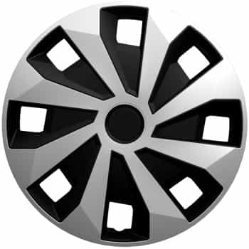 4-piece wheel cover set Volvano-VAN 16-inch silver/black (convex)