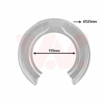 Cover plate, brake disc