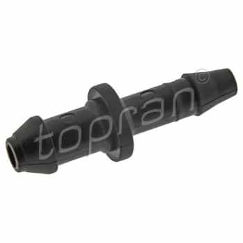 Connecting element, cleaning fluid line