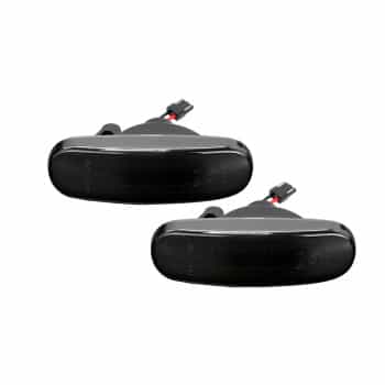 Set of LED side indicators suitable for Abarth/Fiat various models - Smoke gray - incl. Dynamic Runni