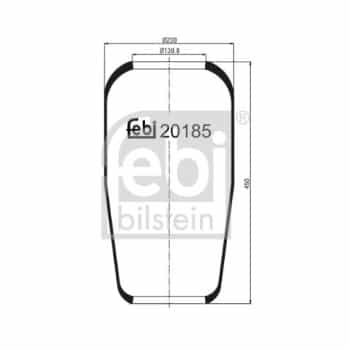 Spring bellows, air suspension