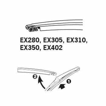 wiper blade EX280 Trico