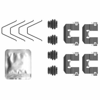 Accessory set, disc brake pad