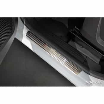Stainless steel door sill moldings suitable for Renault Kangoo III & Nissan Townstar & Mercedes Citan 2021- - &#