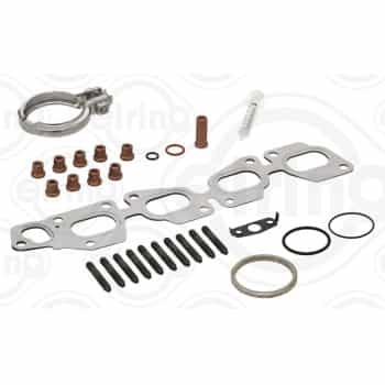 Turbocharger, mounting kit