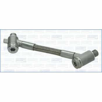 Oil line, turbocharger