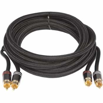 AUDIO SYSTEM HIGH-END cinch cable. 2500mm OFC cinch cable with SNAKE-SKIN
