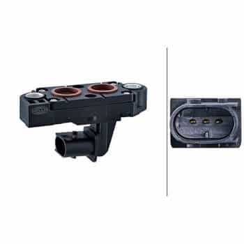 Sensor, exhaust gas pressure