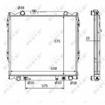 Radiator, engine cooling