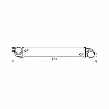 Intercooler, charge air cooler