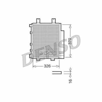 Condenser, air conditioning DCN35003 Denso