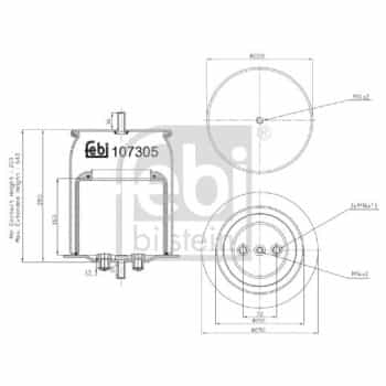 Bellows, air suspension