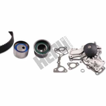 Water pump + timing belt set PK75550 Hepu