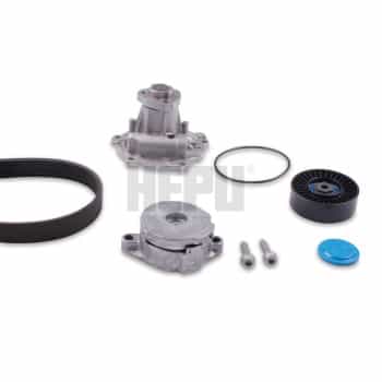 Water pump + Multi V-belt set