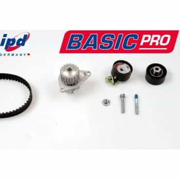 Water pump + timing belt set IPD BASIC-PRO K62077 Hepu