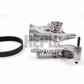 Water pump + Multi V-belt set